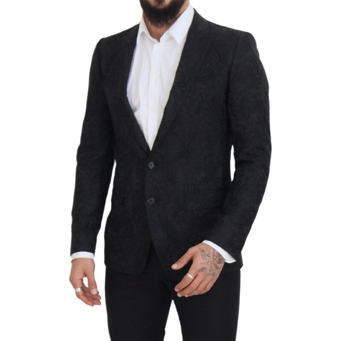 Dolce & Gabbana Elegant Slim Fit Peak Lapel Blazer Dolce & Gabbana