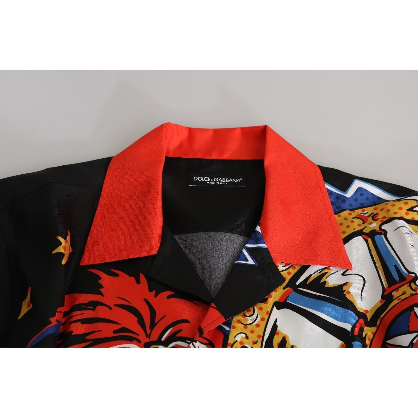 Dolce & Gabbana Multicolor Silk Casual Elegance Shirt Dolce & Gabbana