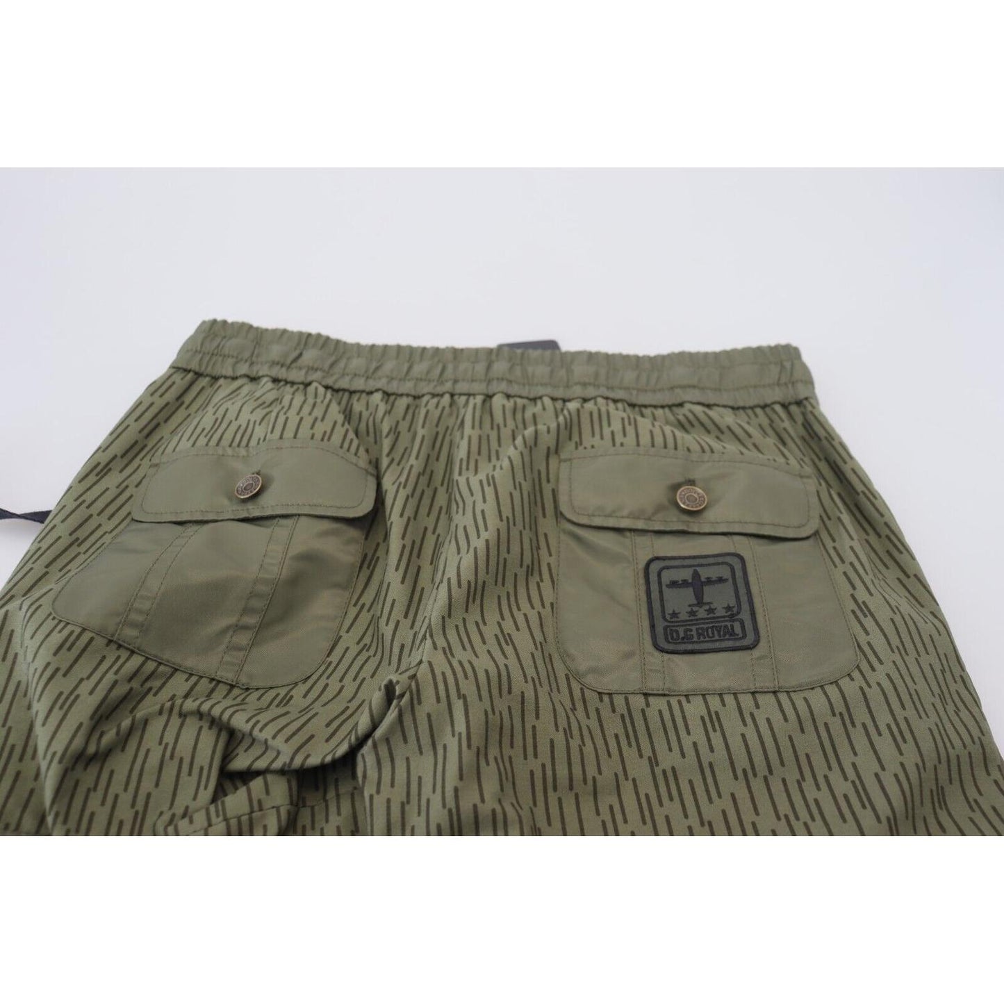 Dolce & Gabbana Elegant Green Cotton Blend Pants Dolce & Gabbana