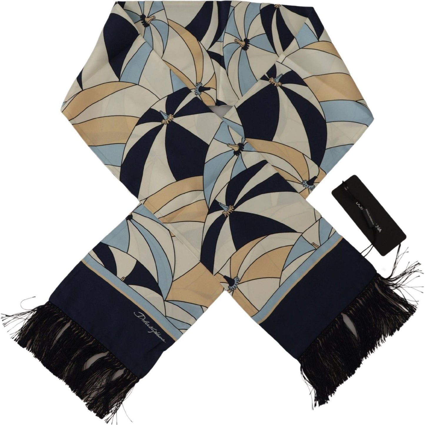 Dolce & Gabbana Elegant Silk Men's Scarf Wrap Dolce & Gabbana