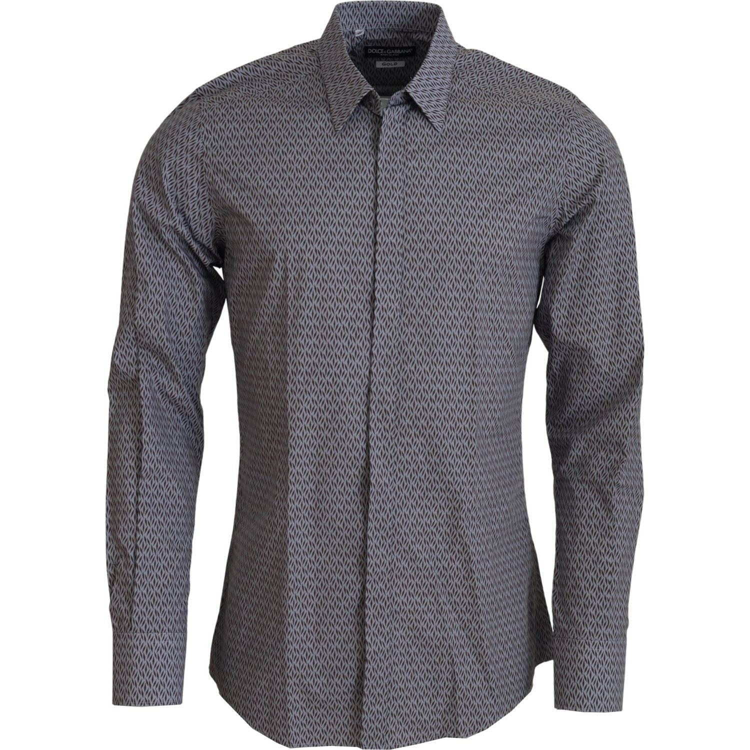 Dolce & Gabbana Elegant Slim Fit Formal Cotton Shirt