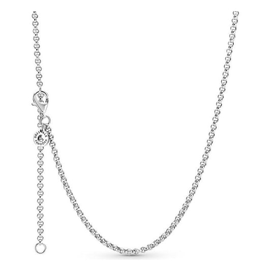 PANDORA JEWELS Mod. ROLO CHAIN NECKLACE DESIGNER FASHION JEWELLERY PANDORA