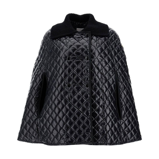 Moncler quilted cape with collar Jackets Moncler