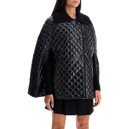 Moncler quilted cape with collar Jackets Moncler