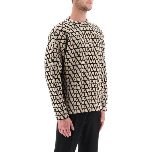 Valentino Garavani toile iconographe wool sweater Knitwear Valentino Garavani