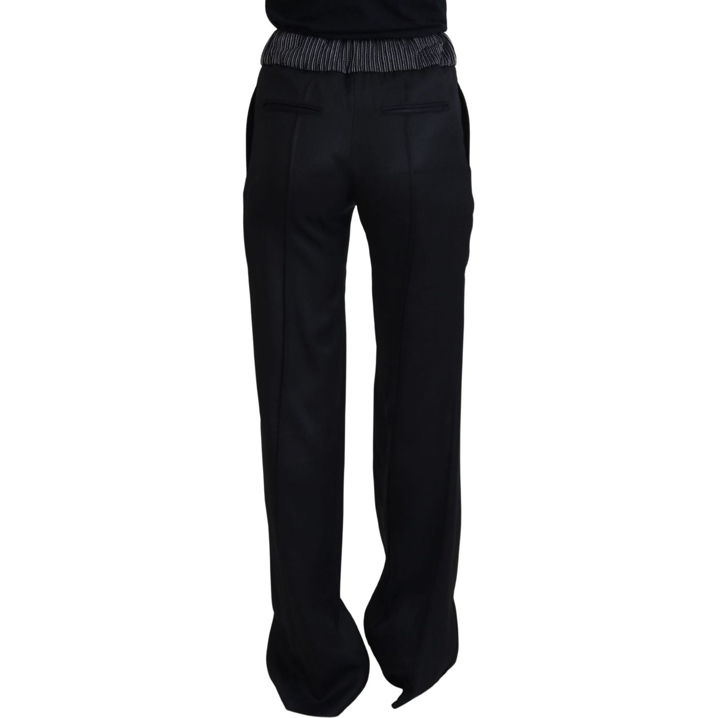 Dolce & Gabbana Elegant Black Cotton Pants Dolce & Gabbana