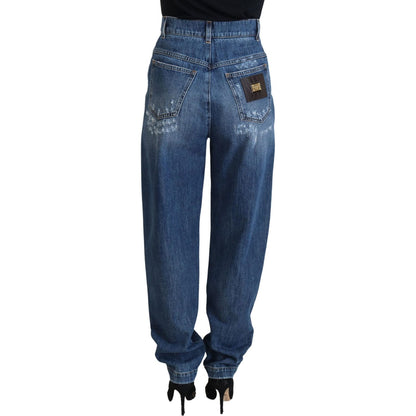 Dolce & Gabbana Elegant Tattered Denim Jeans Dolce & Gabbana