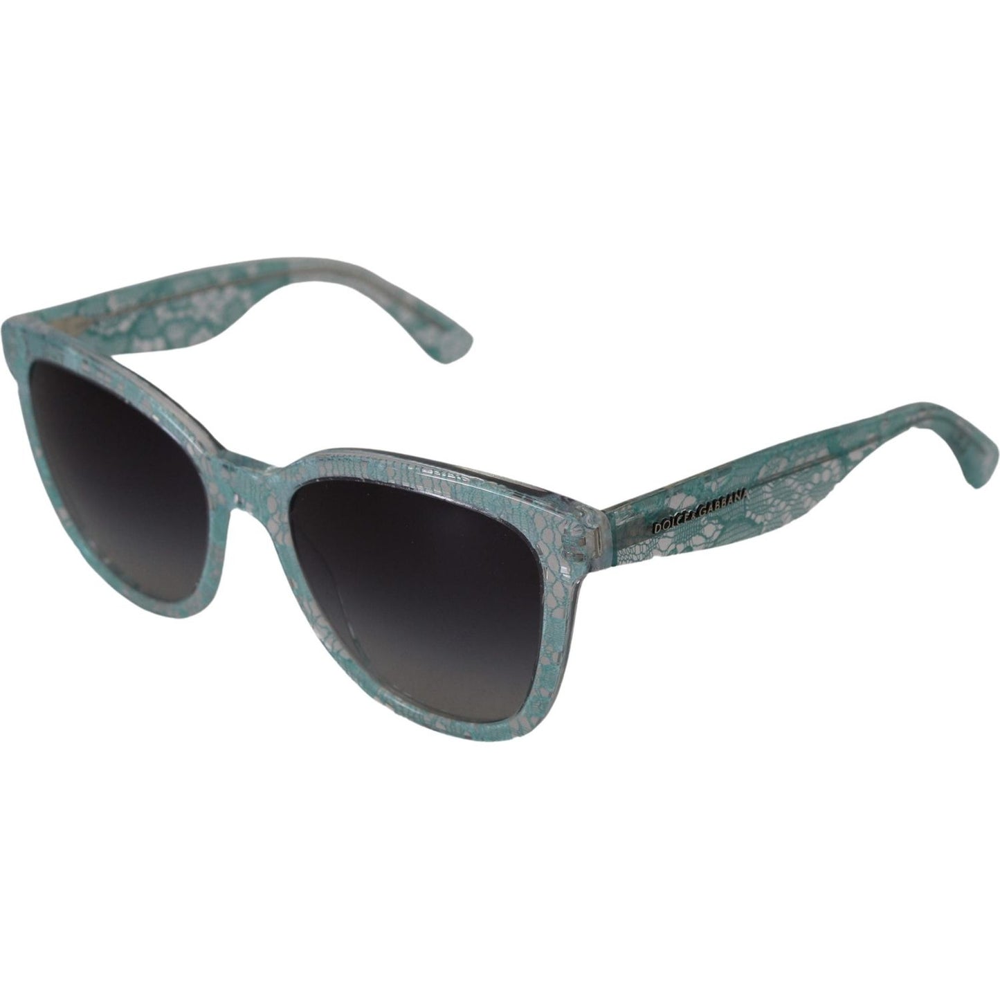 Dolce & Gabbana Sicilian Lace Crystal-Infused Sunglasses Dolce & Gabbana