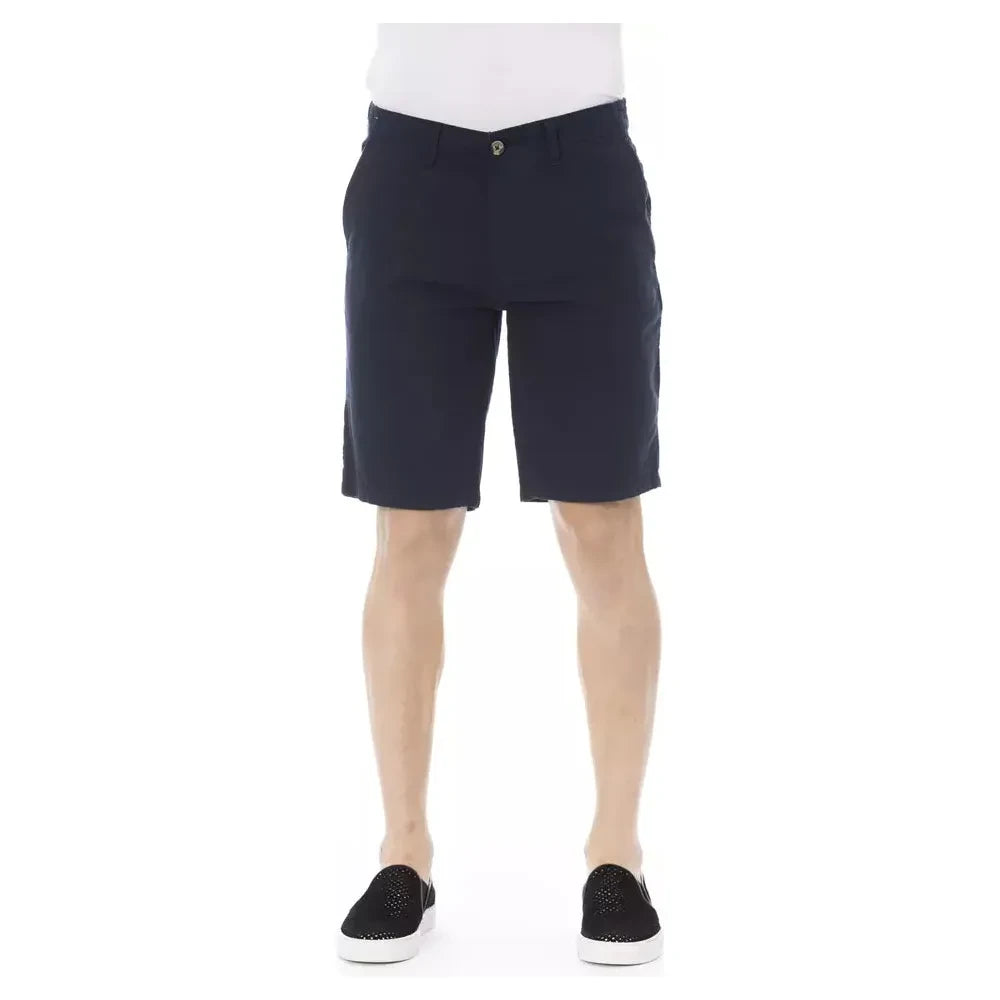 Baldinini Trend Blue Cotton Men's Bermuda Shorts Baldinini Trend