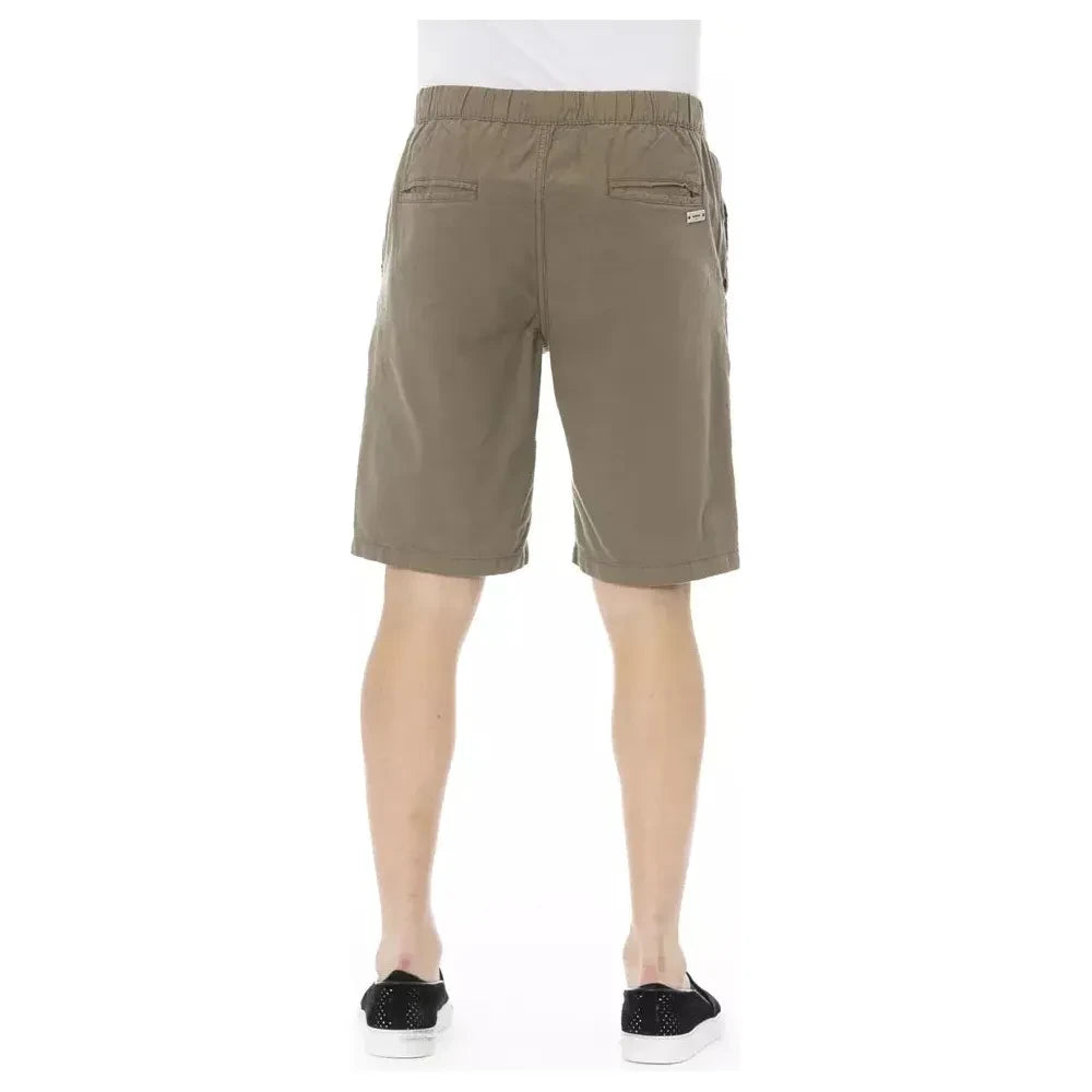 Baldinini Trend Army Cotton Men Short Baldinini Trend