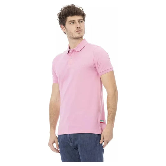 Baldinini Trend Multicolor Cotton Men Polo Baldinini Trend