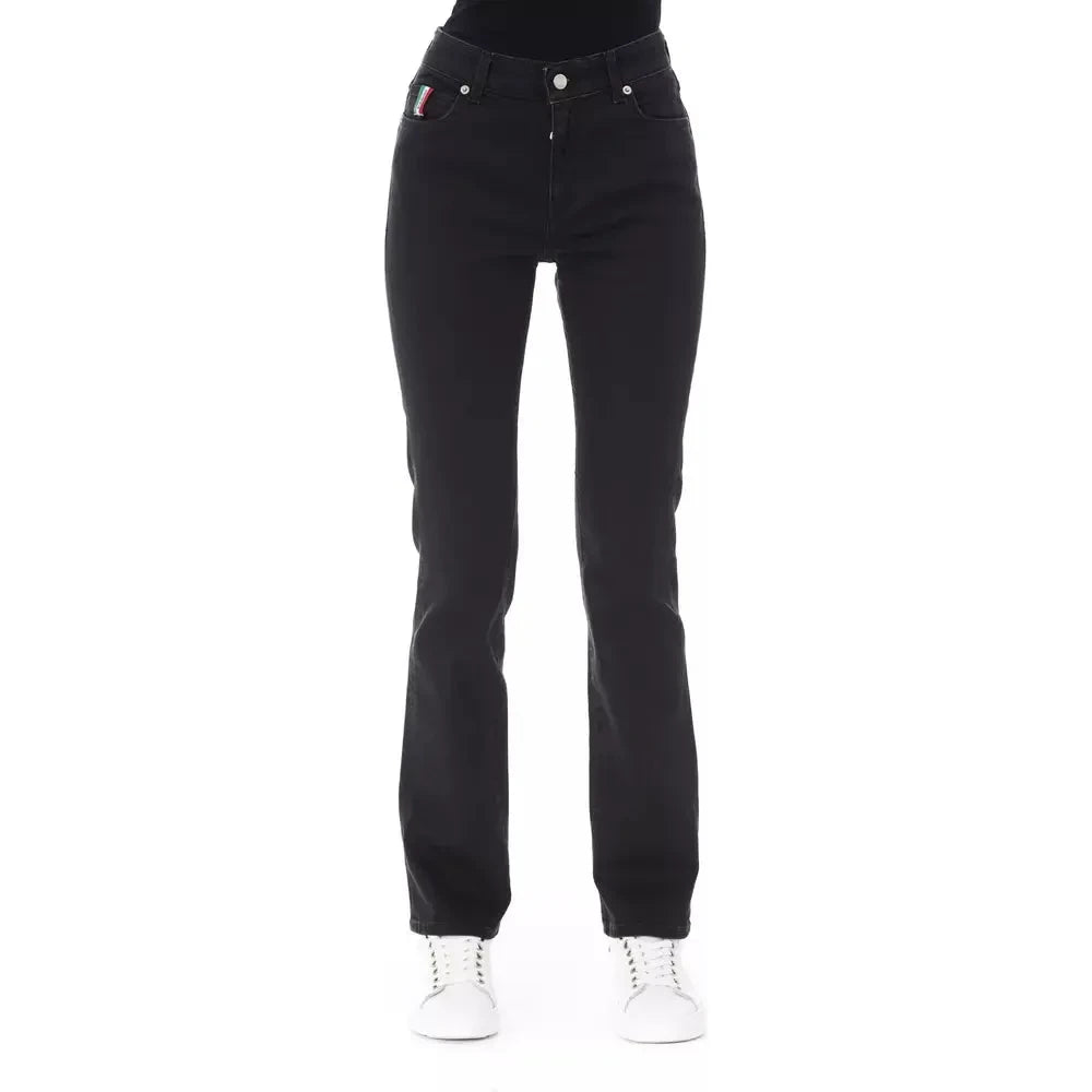 Baldinini Trend Black Cotton Women's Jean Baldinini Trend