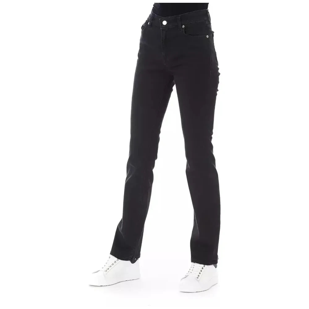 Baldinini Trend Black Cotton Women's Jean Baldinini Trend