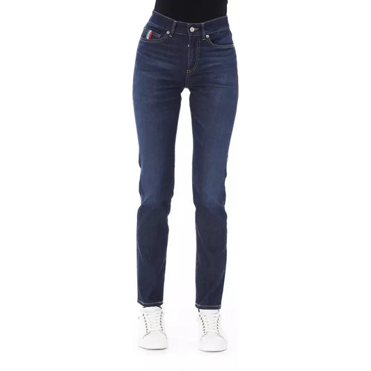 Baldinini Trend Blue Cotton Women's Jean Baldinini Trend