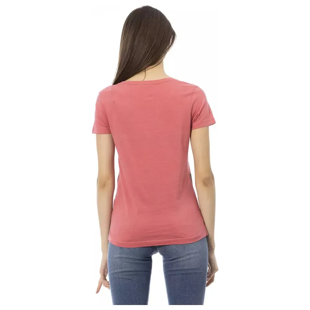 Trussardi Action Multicolor Cotton Women T-Shirt Trussardi Action