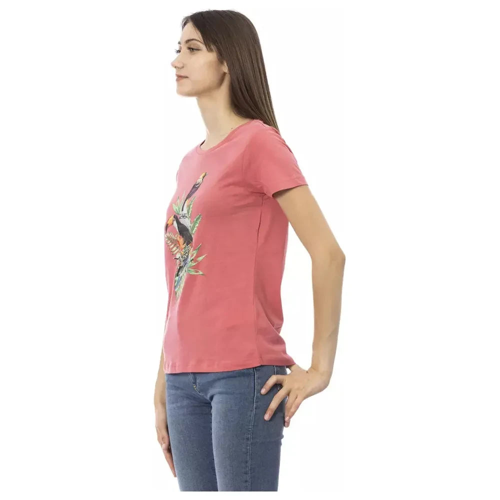 Trussardi Action Multicolor Cotton Women T-Shirt Trussardi Action