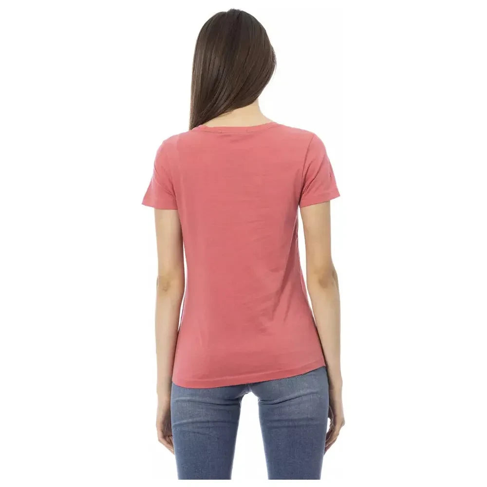 Trussardi Action Multicolor Cotton Women T-Shirt Trussardi Action