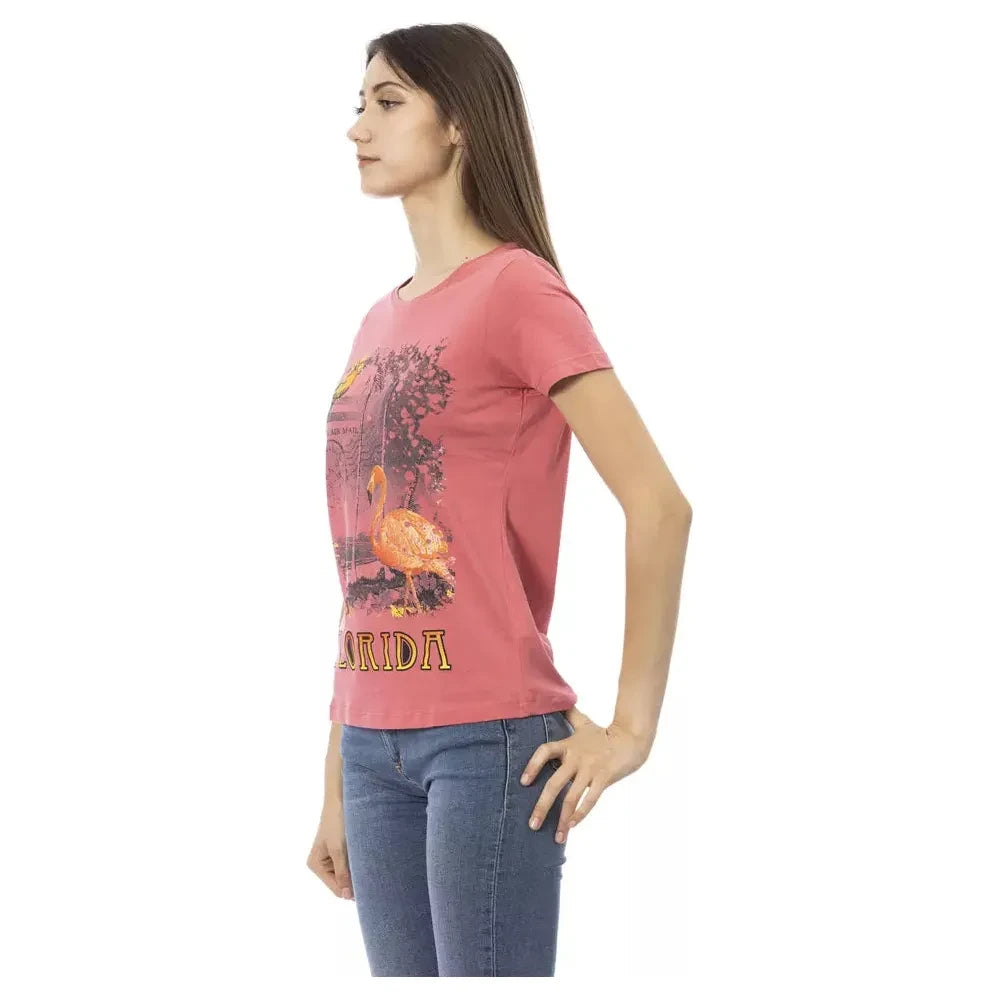 Trussardi Action Multicolor Cotton Women T-Shirt Trussardi Action