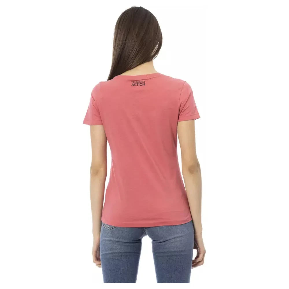 Trussardi Action Multicolor Cotton Women T-Shirt Trussardi Action