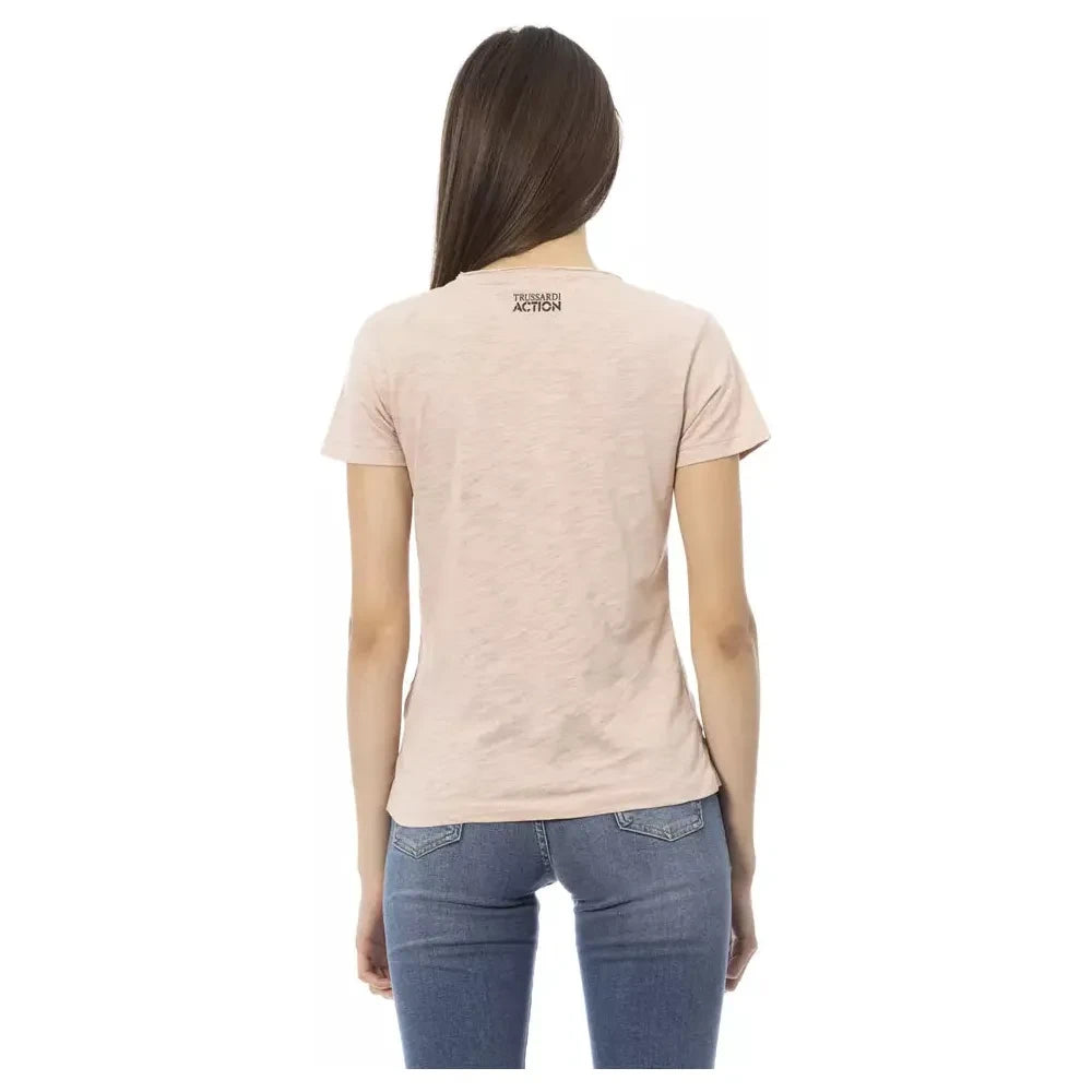 Trussardi Action Multicolor Cotton Women Top Trussardi Action