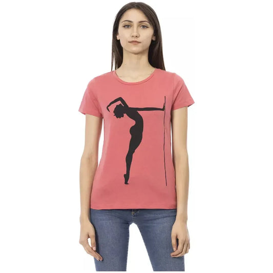 Trussardi Action Multicolor Cotton Women T-Shirt Trussardi Action