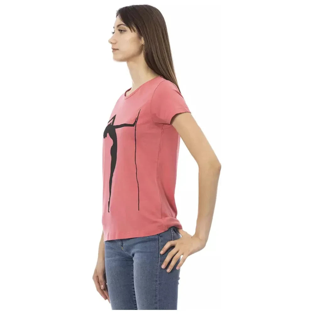 Trussardi Action Multicolor Cotton Women T-Shirt Trussardi Action