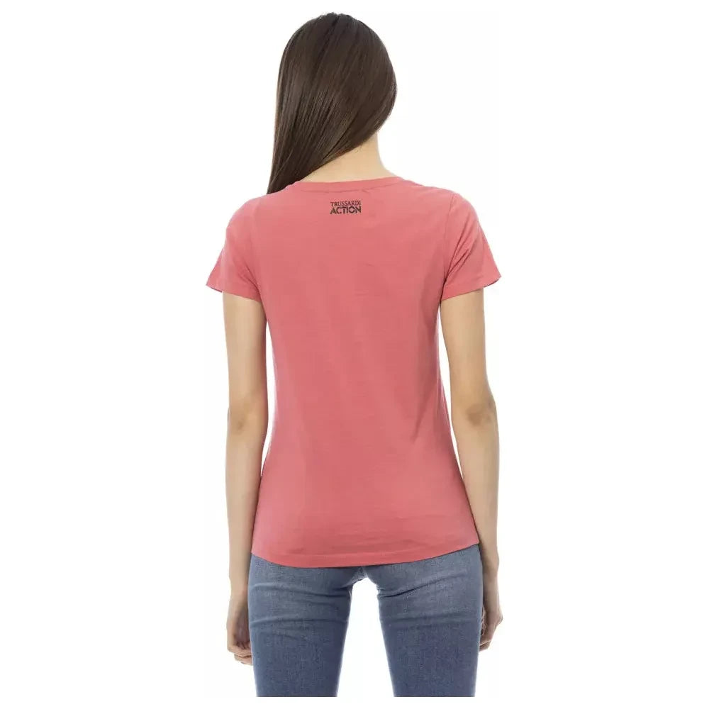 Trussardi Action Multicolor Cotton Women T-Shirt Trussardi Action