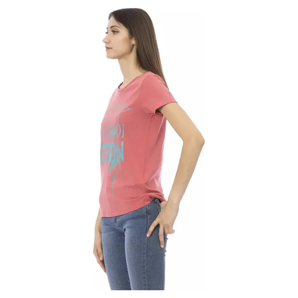 Trussardi Action Multicolor Cotton Women T-Shirt Trussardi Action