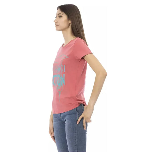 Trussardi Action Multicolor Cotton Women T-Shirt Trussardi Action