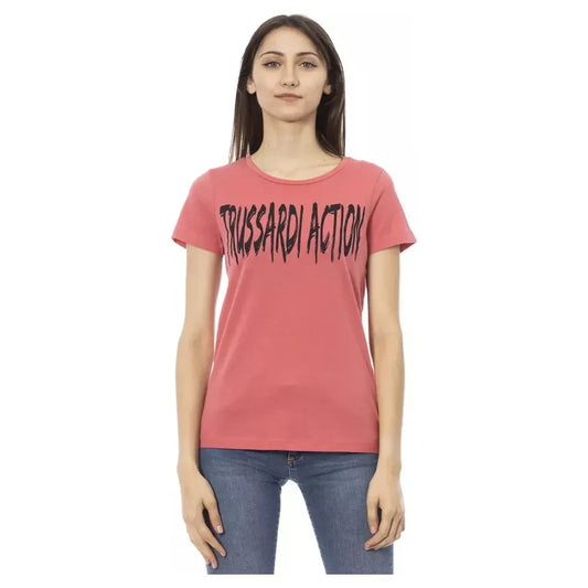 Trussardi Action Multicolor Cotton Women T-Shirt Trussardi Action