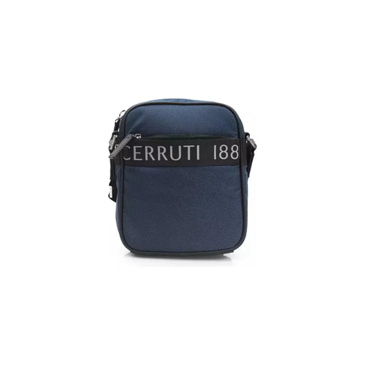 Cerruti 1881 Blue Nylon Men Messenger Bag Cerruti 1881