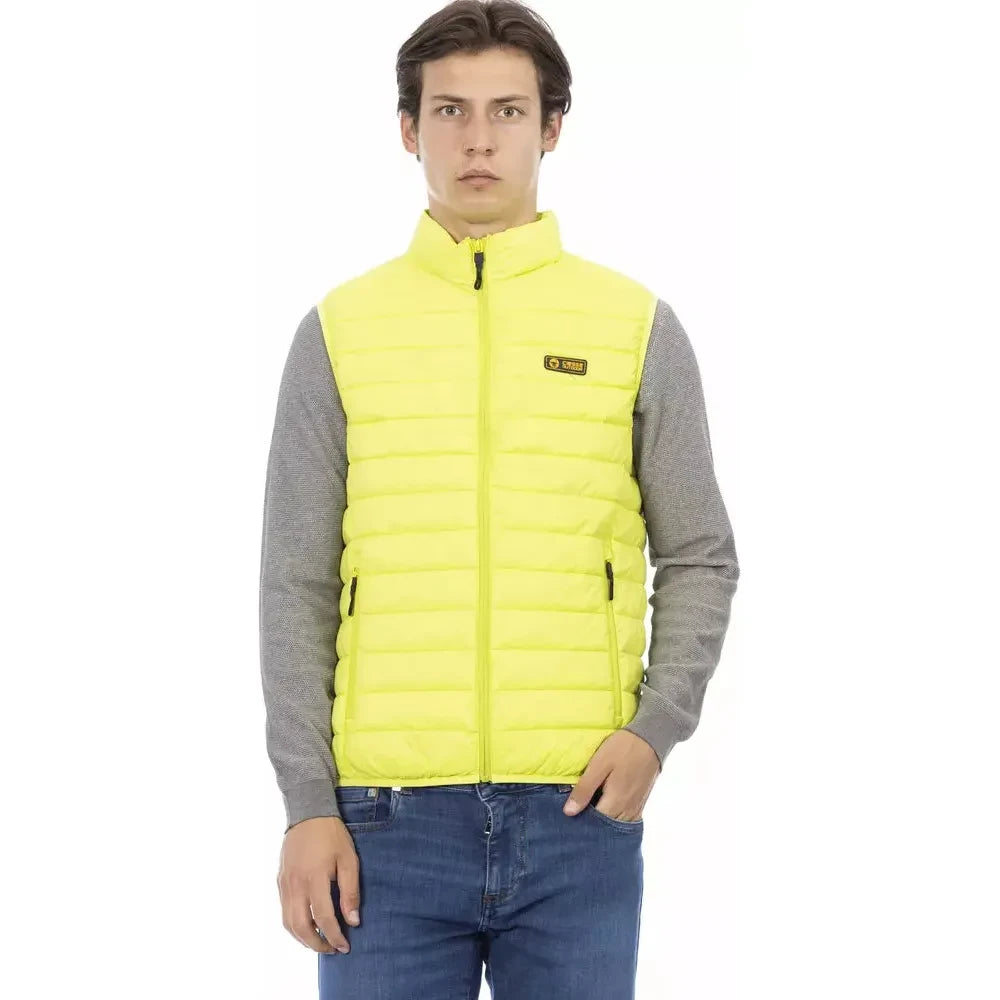 Ciesse Outdoor Yellow Polyester Men Sleeveless Jacket Ciesse Outdoor