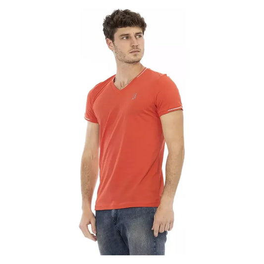 Trussardi Action Orange Cotton Men's T-Shirt Trussardi Action