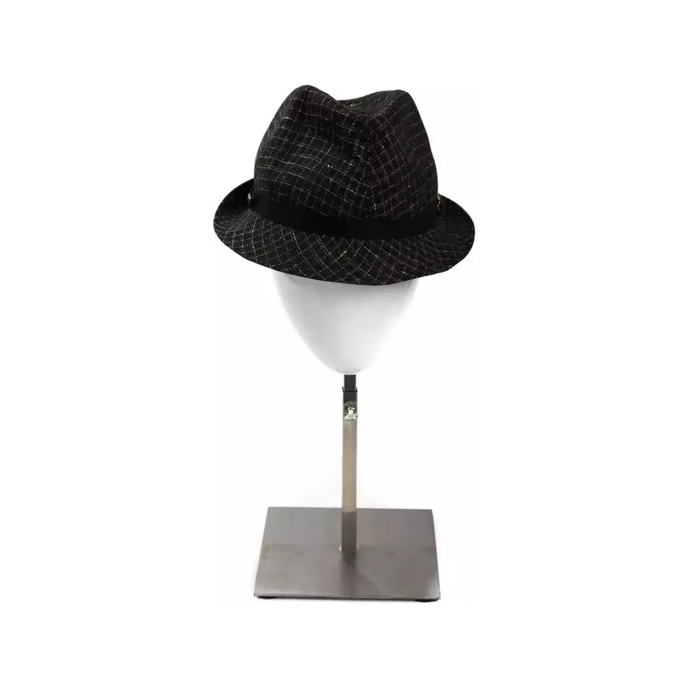 BYBLOS Black Virgin Wool Women Hat BYBLOS