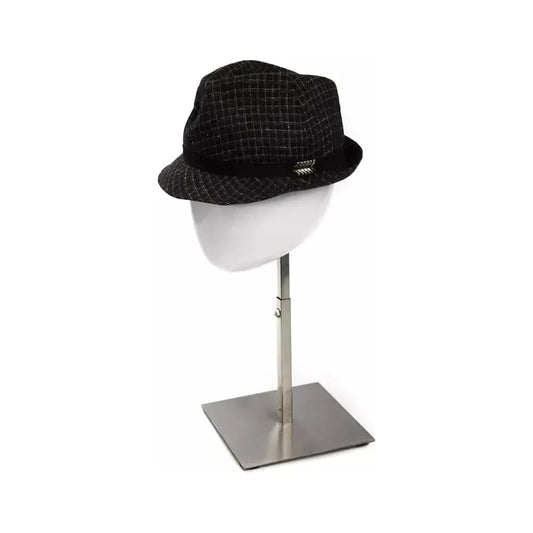 BYBLOS Black Virgin Wool Women Hat BYBLOS