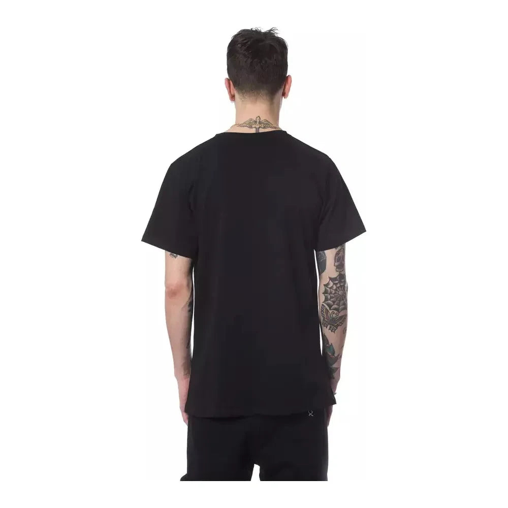 Nicolo Tonetto Black Cotton Men's T-Shirt Nicolo Tonetto