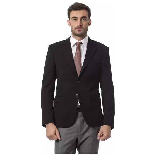 Billionaire Italian Couture Black Wool Men Blazer Billionaire Italian Couture