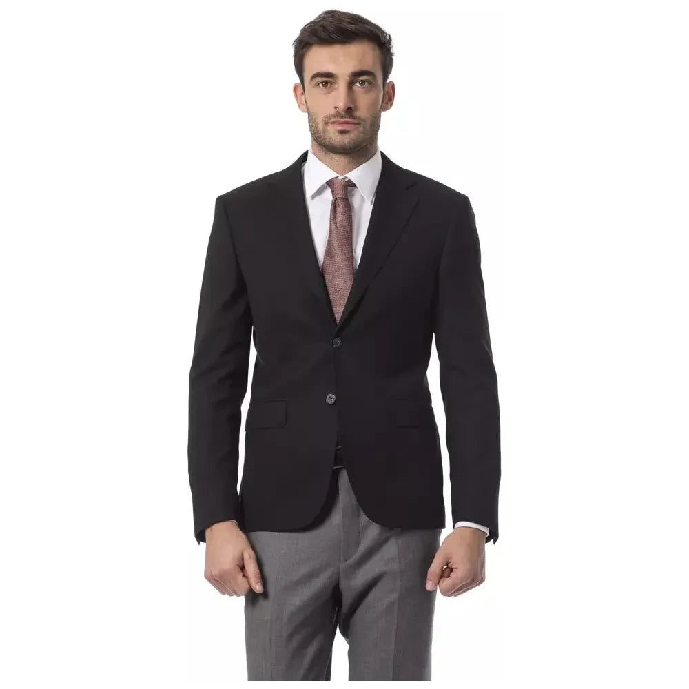 Billionaire Italian Couture Black Wool Men Blazer Billionaire Italian Couture