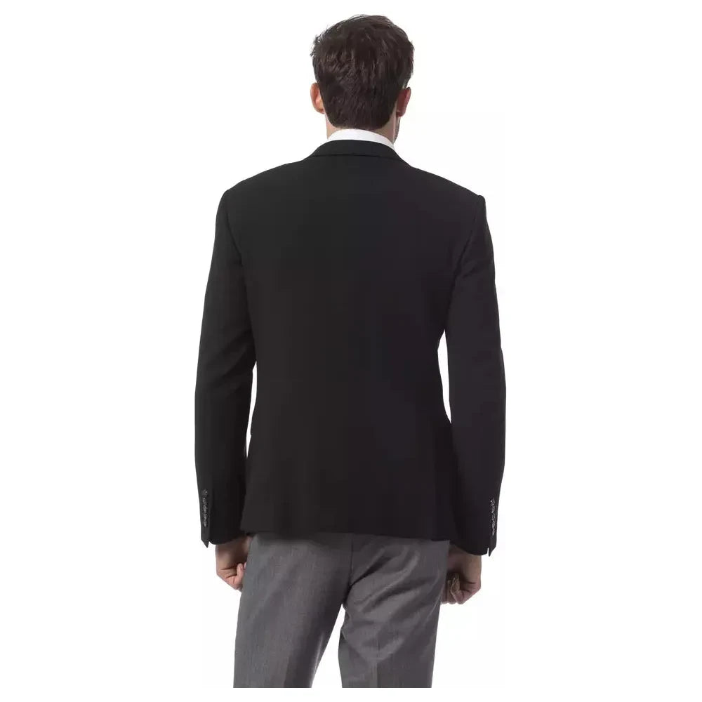 Billionaire Italian Couture Black Wool Men's Blazer Billionaire Italian Couture