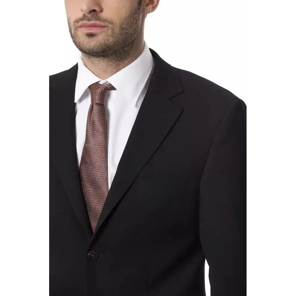 Billionaire Italian Couture Black Wool Men's Blazer Billionaire Italian Couture