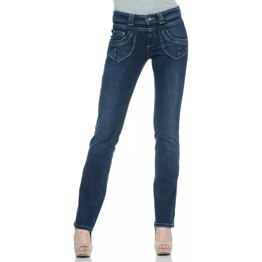 Ungaro Fever Blue Cotton Women's Jeans Ungaro Fever