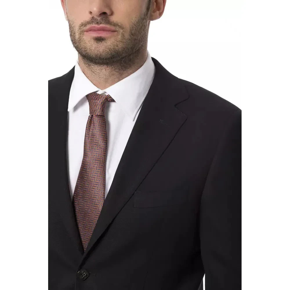 Billionaire Italian Couture Black Wool Men's Blazer Billionaire Italian Couture