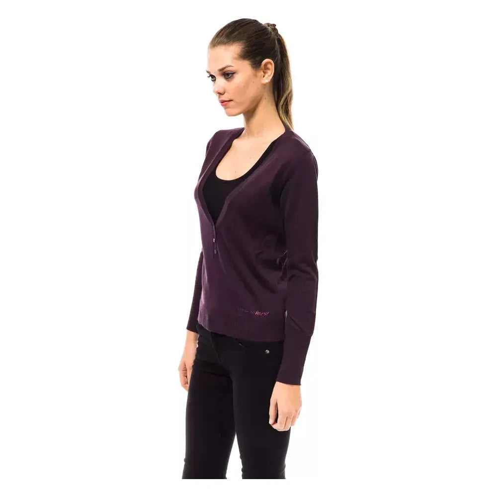 Ungaro Fever Purple Wool Women Sweater Ungaro Fever