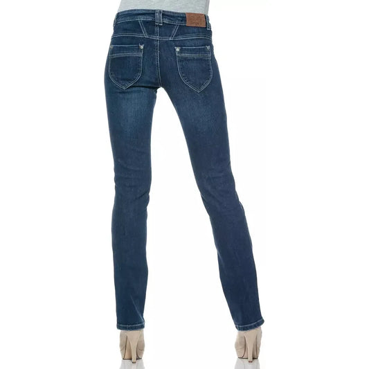 Ungaro Fever Blue Cotton Women's Jeans Ungaro Fever