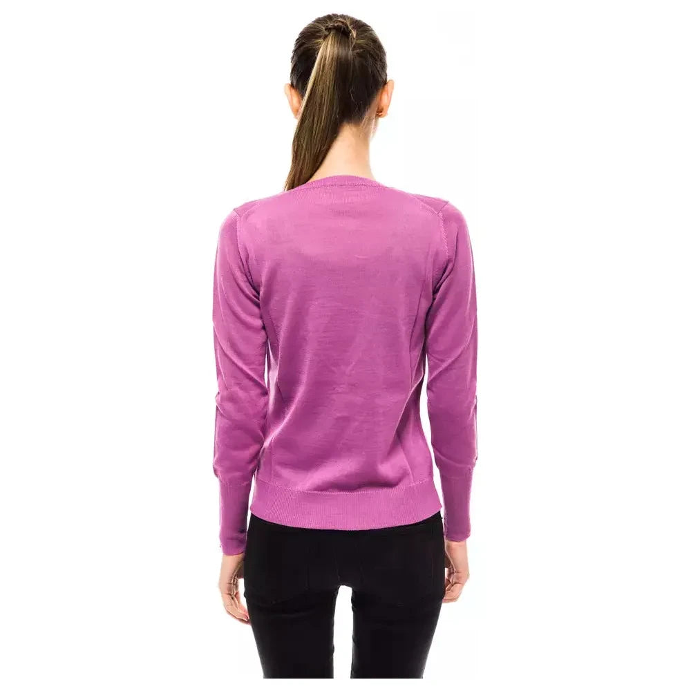 Ungaro Fever Purple Wool Women Sweater Ungaro Fever