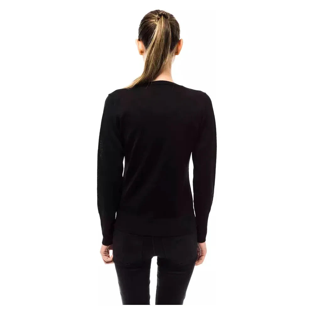 Ungaro Fever Black Wool Women Sweater Ungaro Fever