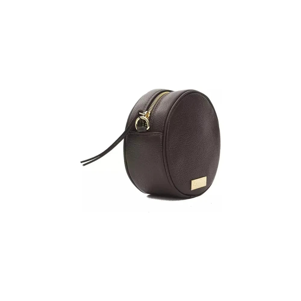 Pompei Donatella Brown Leather Women Crossbody Crossbody Bag Pompei Donatella