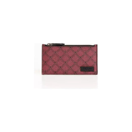 Trussardi Red Crespo Men Wallet Wallet Trussardi