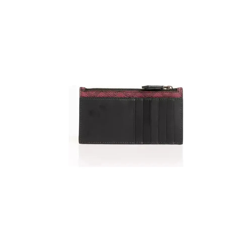 Trussardi Red Crespo Men Wallet Wallet Trussardi