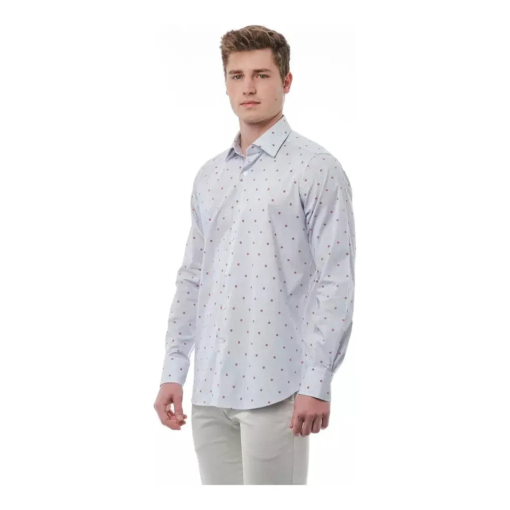 Bagutta Multicolor Cotton Men Shirt Bagutta